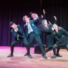 Students during a drama showcase