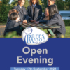 Parrs Wood High School open evening poster